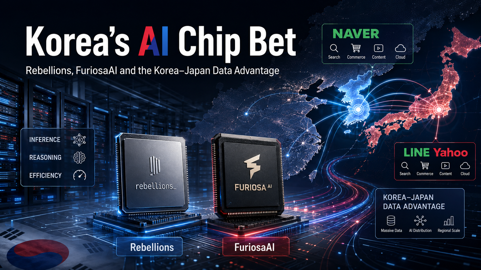 Korea’s AI Chip Bet: Rebellions, FuriosaAI and the Korea–Japan Data Advantage